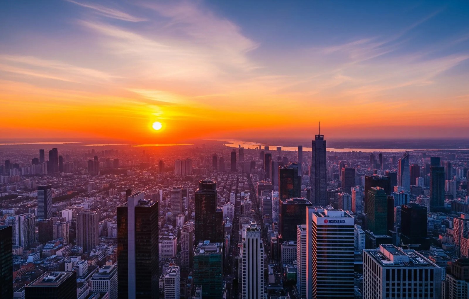 Sunset at Observation Deck at 300 | Things to Do in Abu Dhabi