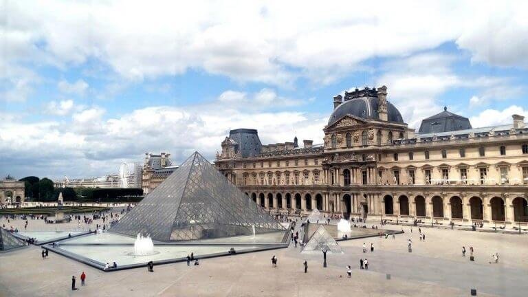 map of the Louvre